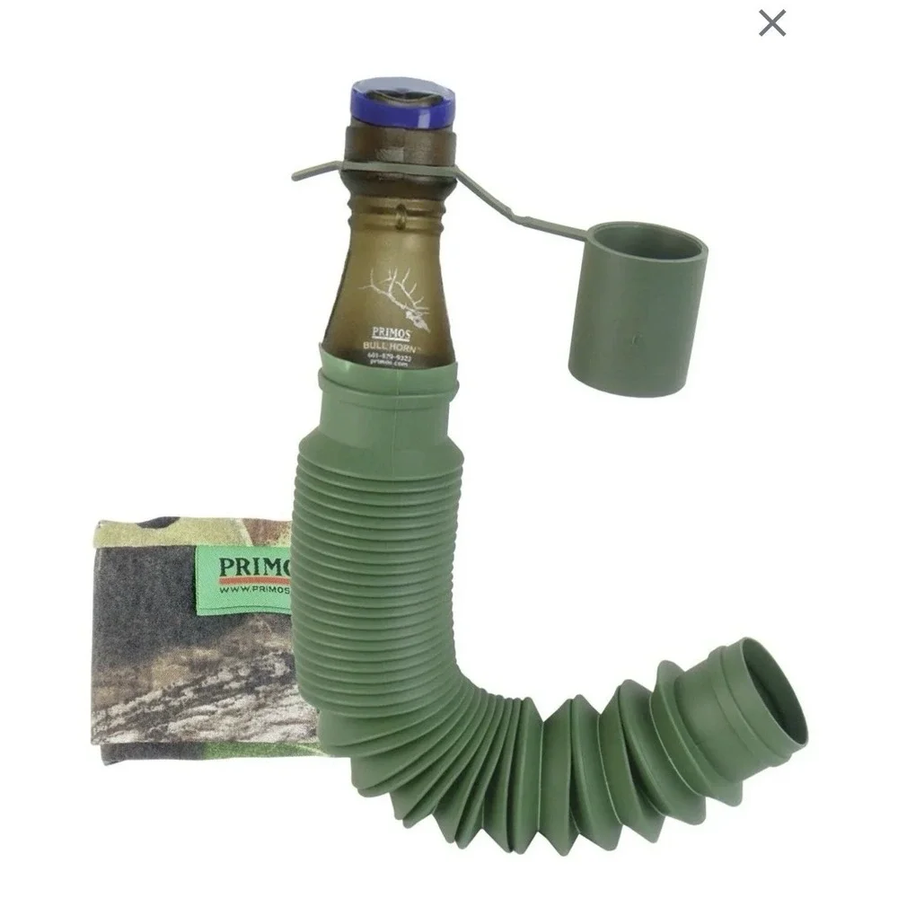 Primos Hunting BULL HORN‎ Elk Bugle Call Blue Reed Brand New